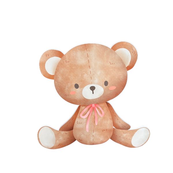 Geboortebord 'Meisjesbeer' Geboortebord 'Meisjesbeer'