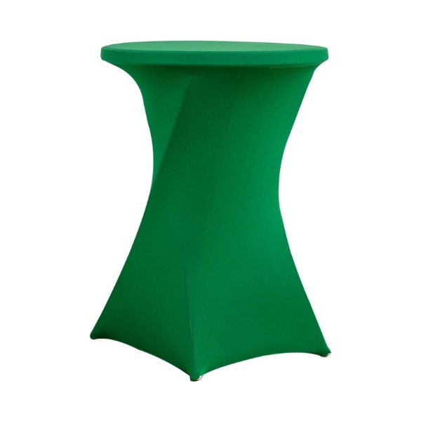 Statafel met groene hoes
